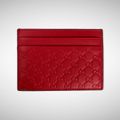 Signature Web Card Case Red