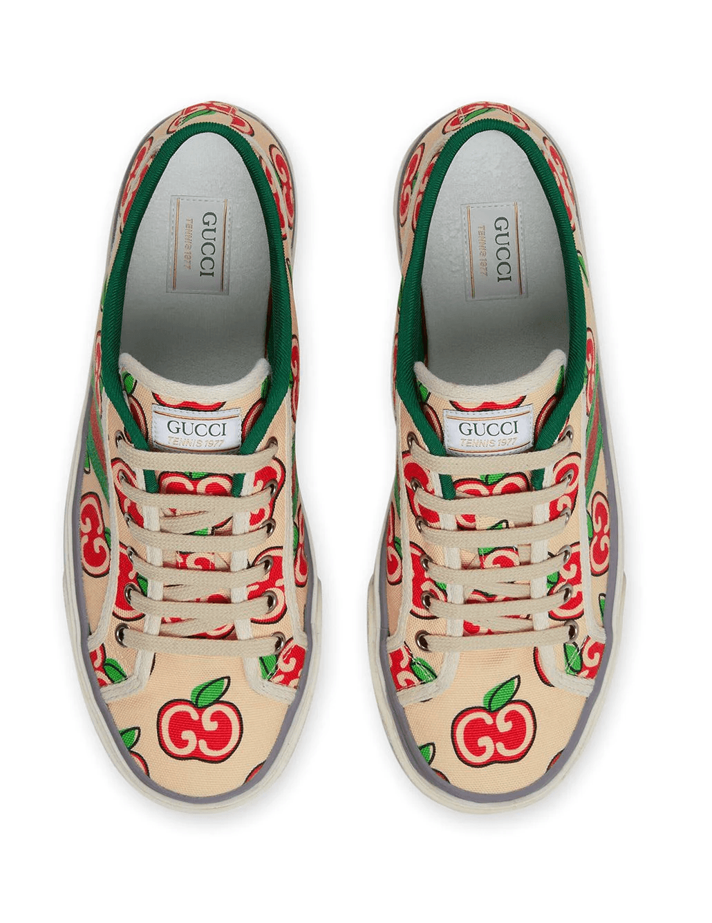 Tennis 1977 Apple Print Sneakers - Image 4