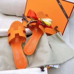 Hermes Oasis Sandal Orange For Women, Women’s Shoes H151215Z 94350