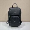 Prada x Adidas Re-Nylon And Saffiano Backpack Black For Women, Women’s Bags 17.7in/45cm