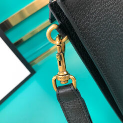 Alternative view of Gucci Animalier Pouch Black with Bee Detail For Men, Men’s Pouch 12in/31cm GG 523684 DJ20T 1000