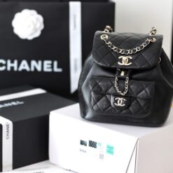 Alternative view of Chanel Backpack 7in/ 18cm Black Gold Hardware For Women
