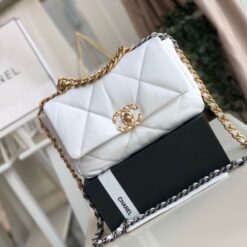 Alternative view of Chanel 19 HandBag White For Women 10.1in/26cm AS1160