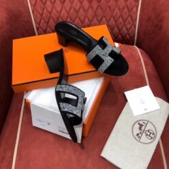 Alternative view of Hermes Oasis Sandal Black For Women, Women’s Shoes H192001Z 52370