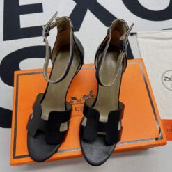 Alternative view of Hermes Legend Sandals Calfskin Leather Spring/Summer Collection Noir