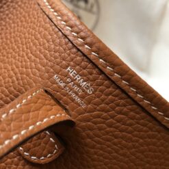 Alternative view of Hermes Evelyne 16 Amazone Bag Brown With Silver-Toned Hardware For Women, Women’s Shoulder And Crossbody Bags 6.3in/16cm
