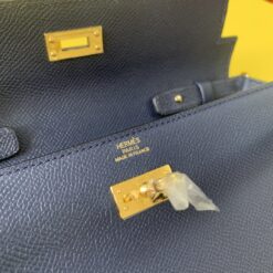 Alternative view of Hermes Kelly Wallet To Go Woc Epsom Blue For Women, Women’s Wallet 8.3in/21cm