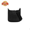 [True-to-ORIGINAL] Hermes Evelyne III 29 Bag Black With Silver-Toned Hardware For Women, Women’s Shoulder And Crossbody Bags 11.4in/29cm H056277CK89