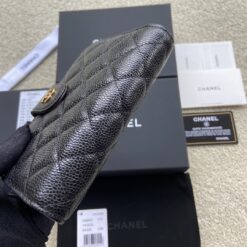 Alternative view of Chanel CO-CO Flap Wallet Black Gold Hardware For Women 15cm/5.9in