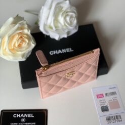 Alternative view of Chanel Flat Card Holder Pink Bag For Women 11.5cm/4.5in