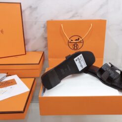Alternative view of Hermes Oran Sandal Black For Women, Women’s Shoes