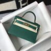 Hermes Kelly 19 Green With Gold Toned Hardware Bag For Women, Women’s Handbags, Shoulder Bags 7.5in/19cm