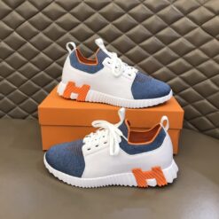 Hermes Depart Sneaker White/Blue For Men