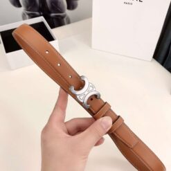 Alternative view of Celine Triomphe Belt Brown For Women