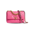 Chanel 19 Crossbody Bag 10.1in/ 26cm Pink Gold Hardware For Women AS1160