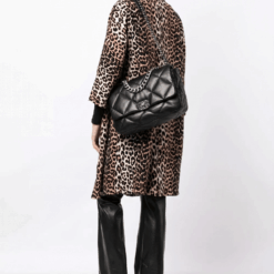 Alternative view of Chanel 19 Maxi Crossbody Bag 14in/36cm Black Silver Hardware For Women