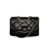 Chanel 19 Maxi Crossbody Bag 14in/36cm Black Silver Hardware For Women