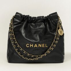 Alternative view of Chanel 22 Small Shoulder Bag 14.4in/ 37cm Black Gold Hardware For Women AS3260 B08037 94305