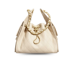 Chanel 25 Small Shoulder Bag 10.2in/ 26cm Beige Gold Hardware For Women AS5293 B20304 NAGEK
