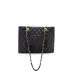 Chanel Classic Large Tote Bag 13.3in/ 34cm Black Gold Hardware For Women