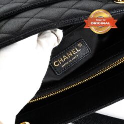 Alternative view of [True-to-ORIGINAL] Chanel Classic Tote Bag Black For Women 13.3in/34cm
