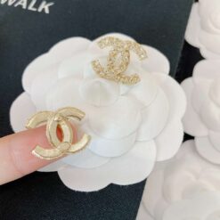 Alternative view of Chanel Diamond Earrings Gold For Women