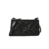 Chanel Flap Bag Small Crossbody 7.8in/ 20cm Black Black Hardware For Women