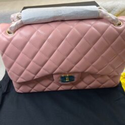Alternative view of Chanel Classic Large Crossbody Bag 11.7in/ 30cm Light Pink Gold Hardware For Women A58600 Y04059 NW780