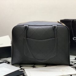 Alternative view of Chanel Maxi Bowling Bag Black For Women 45cm / 17.7in