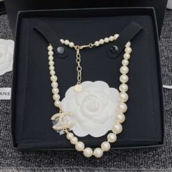 Alternative view of Chanel Pearl Necklace White For Women