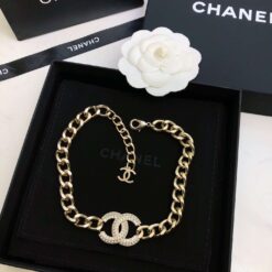 Alternative view of Chanel Small Agarwood Necklace Gold For Women