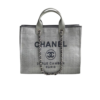 Chanel Shopping Small Tote Bag 15.2in/ 39cm Grey Silver Hardware For Women AS3257