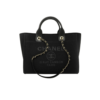 Chanel Shopping Small Tote Bag 15.2in/ 39cm Black Gold Hardware For Women AS3257 B08435 94305