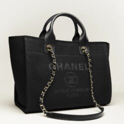 Alternative view of Chanel Shopping Small Tote Bag 15.2in/ 39cm Black Gold Hardware For Women AS3257 B08435 94305