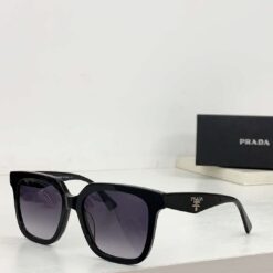 Alternative view of Prada Sunglasses Squares Gradient Black
