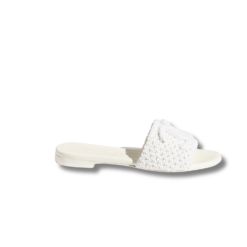 Chanel Mules Sandals White For Women G45516 B16073 NW158