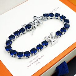 Alternative view of Louis Vuitton Crystal Bracelet Blue For Women