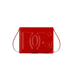 Dolce Gabbana Logo Crossbody Bag 7.8In/ 20cm Red Gold Hardware For Women BB7287A147180315