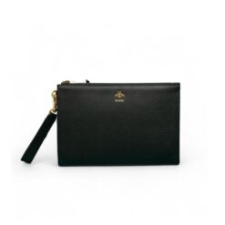 Gucci Animalier Pouch Black with Bee Detail For Men, Men’s Pouch 12in/31cm GG 523684 DJ20T 1000