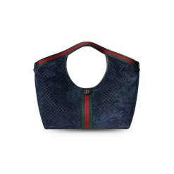 Gucci Giglio Large Tote Bag 23.6in/ 60cm Dark Blue Gold Hardware For Women ‎‎‎853971 CAABV 4541