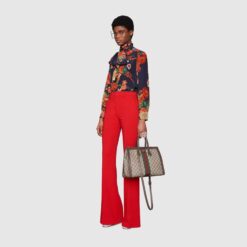 Alternative view of Gucci Ophidia Medium Top Handle Bag 13in/ 33cm Beige/Ebony Supreme Canvas Gold Hardware For Women 524537 K05NB 8745