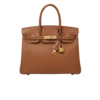 Hermes Birkin Top Handle Bag 12in/ 30cm Brown Togo Gold Hardware Bag For Women
