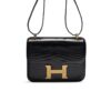 Hermes Constance 23 Pattern Crocodile Black For Women, Women’s Handbags, Shoulder Bag 9in/23cm