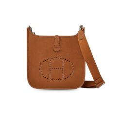 Hermes Evelyne III 29 Bag Brown With Silver-Toned Hardware For Women, Women’s Shoulder And Crossbody Bags 11.4in/29cm H073599CC37