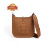 [True-to-ORIGINAL] Hermes Evelyne III 29 Bag Brown With Silver-Toned Hardware For Women, Women’s Shoulder And Crossbody Bags 11.4in/29cm H073599CC37