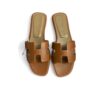 Hermes Oran Sandal Brown For Women, Women’s Shoes H021056Z