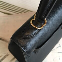 Alternative view of Hermes Kelly Black For Women Gold Toned Hardware 10in/25cm