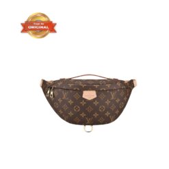 [True-to-ORIGINAL] Louis Vuitton Bumbag Monogram Canvas Brown For Women 14.5in/ 37cm M43644
