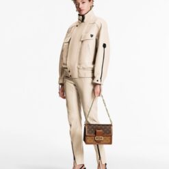 Alternative view of [True-to-ORIGINAL] Louis Vuitton Dauphine MM Crossbody Bag 9.8in/ 25cm Monogram Canvas Gold Hardware For Women M45958