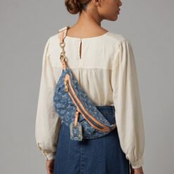 Alternative view of Louis Vuitton High Rise Blue Denim Bag For Women M46837 – 15 Inches / 38 Cm